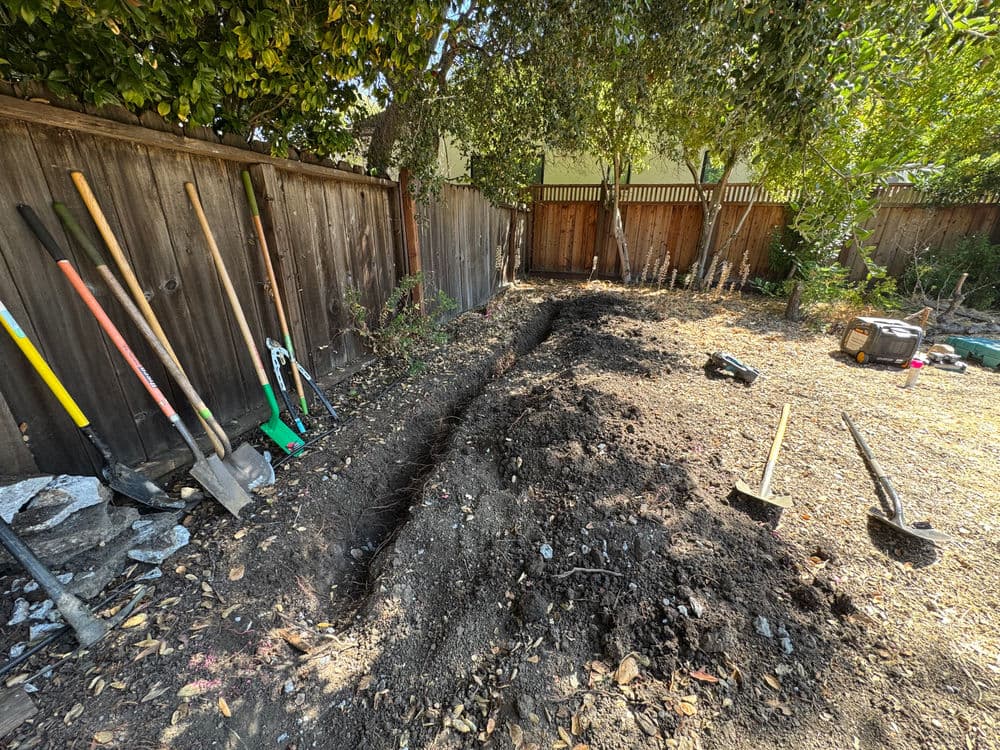 Residential Tree Root Trenching image