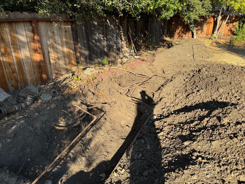 Gallery photos for Residential Tree Root Trenching: Image #1